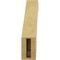 Ekena Millwork 3-inch W x 14-inch D x 14-inch H Imperial Rough Cedar Woodgrain TimberThane Knee Brace, Primed BRCUR03X14X14IMPRCPR - alternate 4